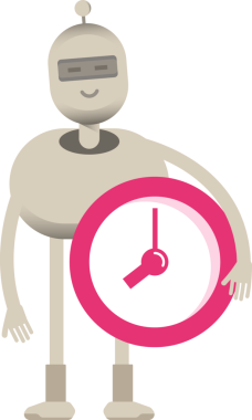 Robot Karakter Tutma Saati