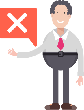 Ofis İşçisi Karakteri ve Yanlış İşaret