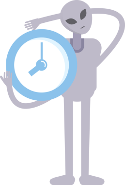 Uzaylı Karakteri Tutma Saati