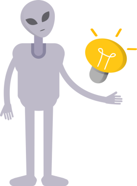 Uzaylı Karakteri ve Ampul