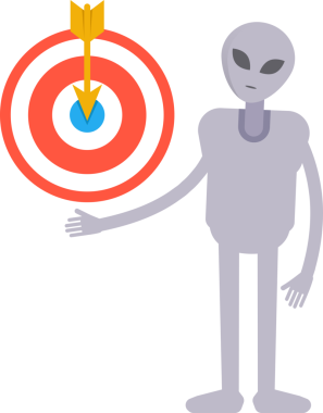 Uzaylı Karakteri Tutma Dartı