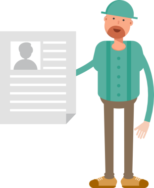 Sakallı Adam Karakteri Çizimi