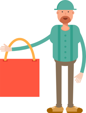 Sakallı Adam Karakteri Çizimi