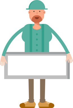 Sakallı Adam Karakteri Çizimi