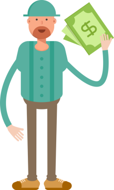 Sakallı Adam Karakteri Çizimi