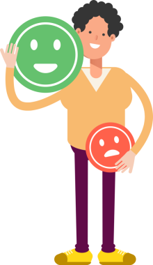 Erkek Karakteri ve Duygu Simgesi