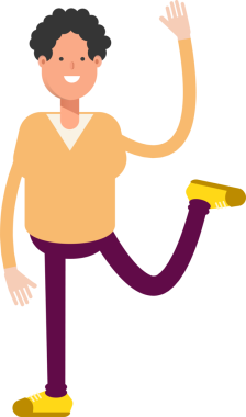 Erkek Karakteri Rahatlatıcı Çizim