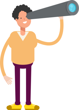 İnsan Karakteri Dürbün Kullanıyor