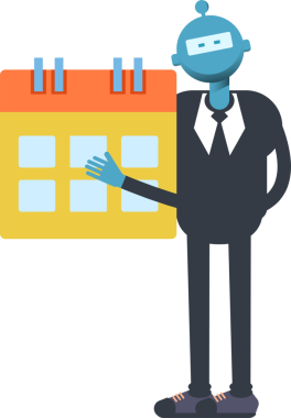 Robot İşçi Karakteri Tutma Takvimi