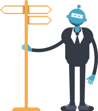 Robot İşçi Karakteri ve İmza Gönderi