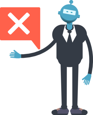 Robot İşçi Karakteri ve Yanlış İşaret