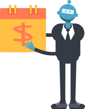 Robot İşçi Karakteri ve Ödeme Tarihi Takvimi