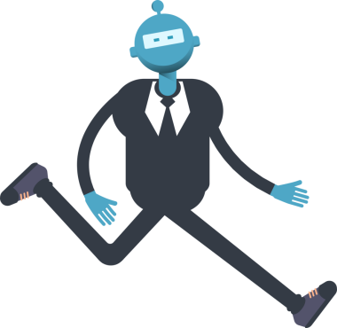 Robot İşçi Karakteri Yürüyor