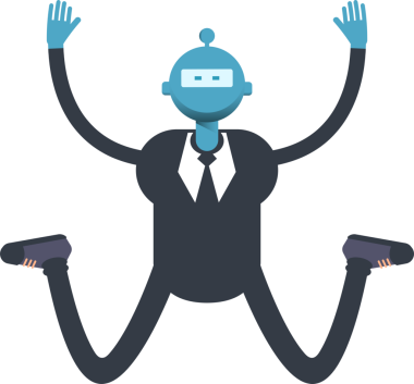 Robot İşçi Karakteri Atlama