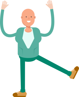 Kel İş Adamı Çizimi