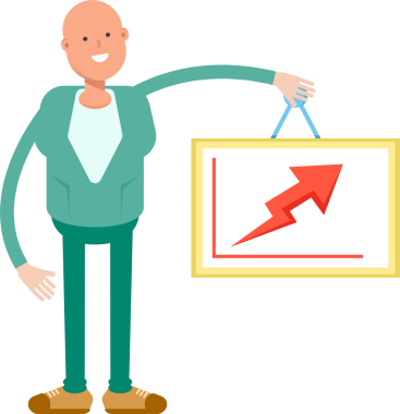 Kel İş Adamı Çizimi