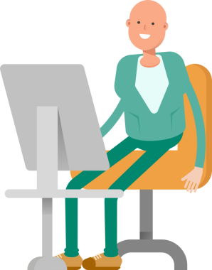 Kel İş Adamı Çizimi