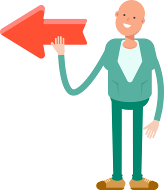 Kel İş Adamı Çizimi