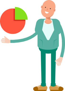 Kel İş Adamı Çizimi