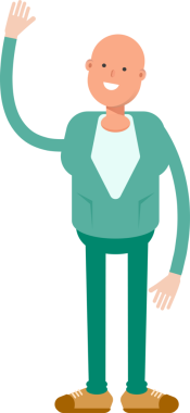 Kel İş Adamı Çizimi