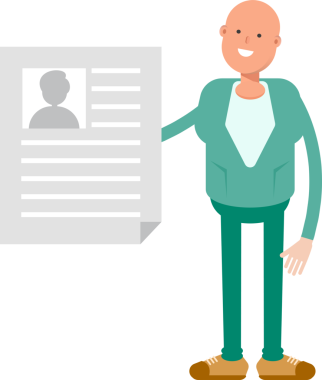 Kel İş Adamı Çizimi