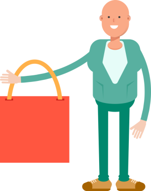 Kel İş Adamı Çizimi