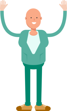 Kel İş Adamı Çizimi