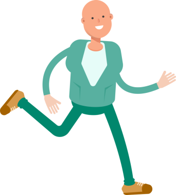 Kel İş Adamı Çizimi