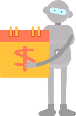 İnsansı Robot Karakteri ve Ödeme Tarihi Takvimi