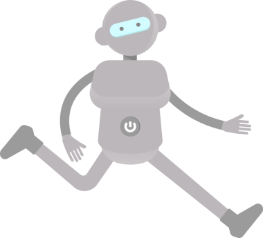 İnsansı Robot Karakteri Yürüyor