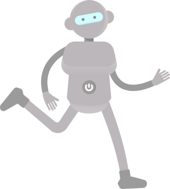 İnsanımsı Robot Karakteri Çalışıyor