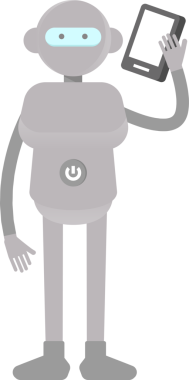 Akıllı Telefonla Konuşan İnsansı Robot Karakteri