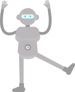 İnsansı Robot Karakteri Rahatlatıcı Resimler