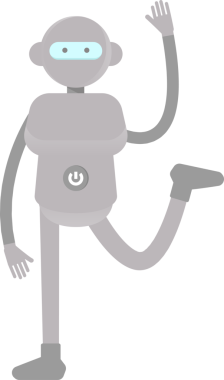 İnsansı Robot Karakteri Rahatlatıcı Resimler