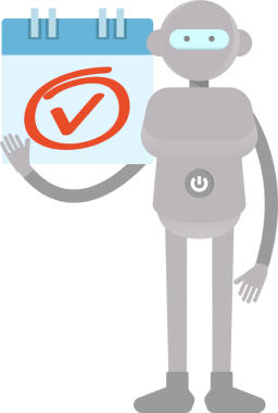 İnsanımsı Robot Karakteri İşaretle ve Kontrol Et