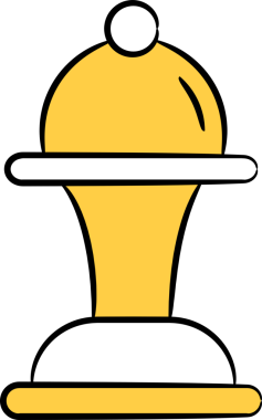 Satranç Simgesi İllüstrasyonu Clipart