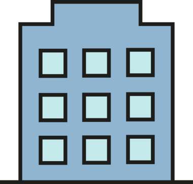 Ofis Binası Simgesi Clipart