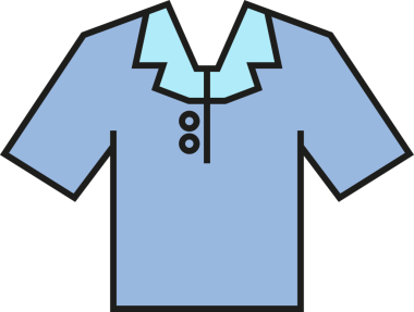 Gömlek Simgesi İllüstrasyon Clipart
