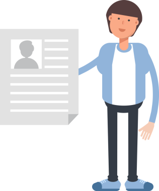 Ofis İşçisi Karakteri Çizimi