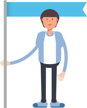 Ofis İşçisi Karakteri Çizimi