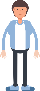 Ofis İşçisi Karakteri Çizimi