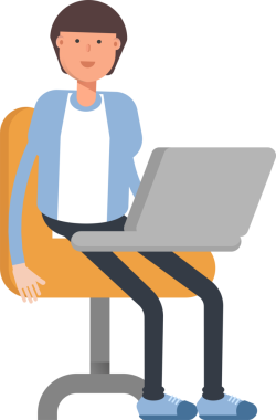 Ofis İşçisi Karakteri Çizimi