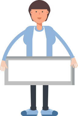 Ofis İşçisi Karakteri Çizimi