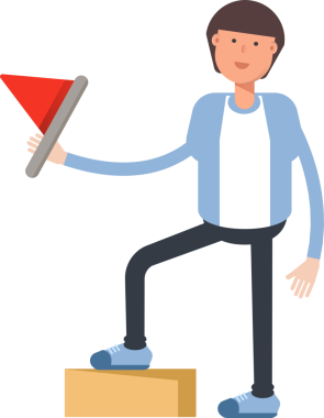 Ofis İşçisi Karakteri Çizimi