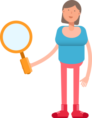 Kadın Karakteri Çizimi Clipart