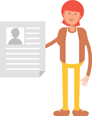 Hippi Adam Karakteri Çizimi