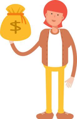 Hippi Adam Karakteri Çizimi