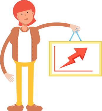 Hippi Adam Karakter Tutucu Ok Çizelgesi