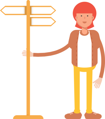 Hippi Adam Karakteri ve İmza Gönderi