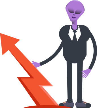 Uzaylı İşçi Karakteri ve Ok Çizelgesi